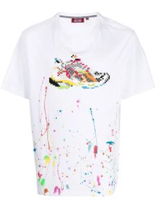 Mostly Heard Rarely Seen 8-Bit t-shirt Runner à manches courtes - Blanc