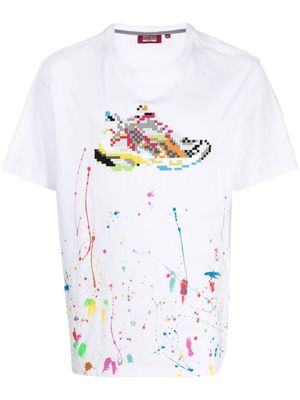 Mostly Heard Rarely Seen 8-Bit t-shirt Runner à manches courtes - Blanc
