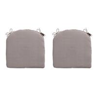 Madison Zitkussen - Basic Taupe - 46x48 - Bruin - 2 Stuks