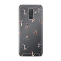 Dancing #3: Samsung Galaxy A6 Plus (2018) Transparant Hoesje Dancing #3: Samsung Galaxy A6 Plus (2018) Transparant Hoesje