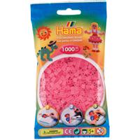 Hama strijkkralen roze transparant 1000 stuks