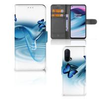 OnePlus Nord CE 5G | Telefoonhoesje | Met pasjeshouder | Vlinders