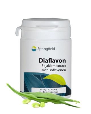 Springfield Diaflavon soja isoflavon 40 mg (60 vega caps)