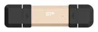 Silicon Power DS72 USB flash drive 250 GB USB Type-A / USB Type-C 3.2 Gen 2 (3.1 Gen 2) Goud