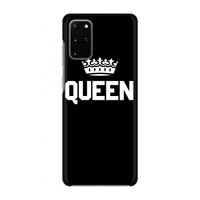 Queen zwart: Volledig geprint Samsung Galaxy S20 Plus Hoesje