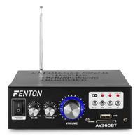 Fenton AV360BT versterker met Bluetooth en USB/SD mp3 speler - thumbnail