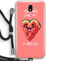 One In A Melon: Samsung Galaxy J7 (2017) Transparant Hoesje met koord