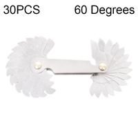 30 stuks VS schroef toonhoogte draad bladen 60 graden CR roestvrij staal draad Gauge