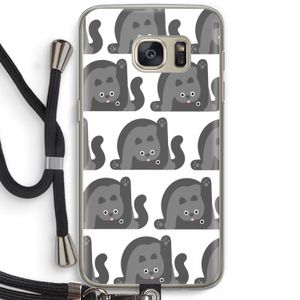 Cats: Samsung Galaxy S7 Transparant Hoesje met koord