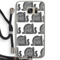 Cats: Samsung Galaxy S7 Transparant Hoesje met koord