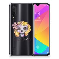 Silicone Back Case Xiaomi Mi 9 Lite Boho Skull - thumbnail