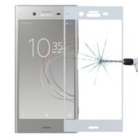 Voor Sony Xperia XZ1 0 26 mm 9H oppervlaktehardheid 3D volledig scherm getemperd glas scherm Protector(White)