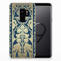 Samsung Galaxy S9 Plus TPU Case Beige Flowers - thumbnail