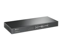 TP-LINK TL-SG1016 Managed L2 Gigabit Ethernet (10/100/1000) Zwart - thumbnail