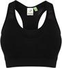 Tombo TL696 Ladies´ Seamless Crop Top - Black - XS