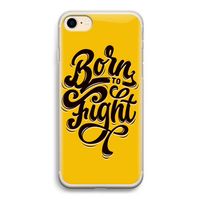 Born to Fight: iPhone 7 Transparant Hoesje
