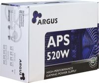 Inter-Tech Argus APS power supply unit 520 W 20+4 pin ATX ATX Zwart - thumbnail