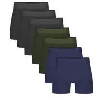 7-pak heren boxers - Rico - Zwart/Blauw/Groen - Multipack bamboe heren onderbroeken
