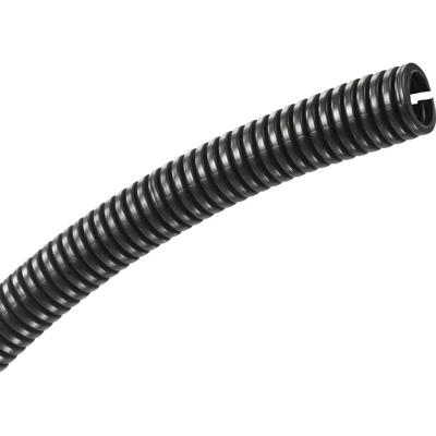 TRU COMPONENTS 1593171 TC-CRR11P203 Beschermslang (ribbelslang) Zwart 10.70 mm per meter