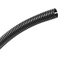TRU COMPONENTS 1593171 TC-CRR11P203 Beschermslang (ribbelslang) Zwart 10.70 mm per meter