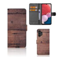 Samsung Galaxy A13 (4G) | Book Style Case | Old Wood