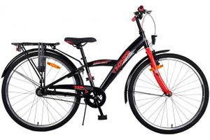 Volare thombike kinderfiets - jongens - 26 inch - zwart rood - 3 versnellingen