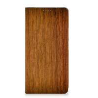 Xiaomi Redmi 12 4G Book Wallet Case Donker Hout