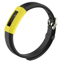 Intelligent draagbaar apparaat effen kleur silicone horloge beschermende case voor FITBIT Alta/HR (geel)