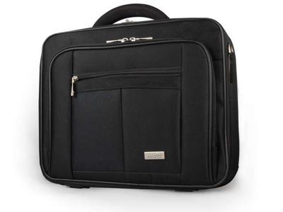 NATEC Boxer notebooktas 39,6 cm (15.6") Aktetas Zwart