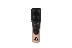 Apogee Hypemic Zwart, Goud Microfoon voor studio's