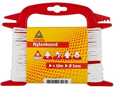 Nylonkoord wit 6mm II - Deltafix