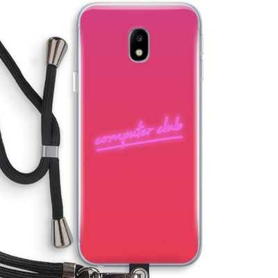 Vice Glow: Samsung Galaxy J3 (2017) Transparant Hoesje met koord