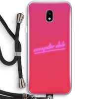 Vice Glow: Samsung Galaxy J3 (2017) Transparant Hoesje met koord