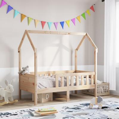 Bedhuis massief grenenhout 70x140 cm