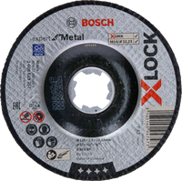 Bosch Accessoires X-LOCK Slijpschijf Expert for Metal 125x2.5x22.23mm, gebogen - 25 stuk(s) - 2608619257 - thumbnail