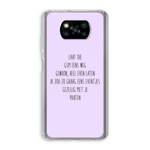 GSM: Xiaomi Poco X3 NFC Transparant Hoesje