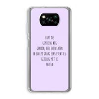 GSM: Xiaomi Poco X3 NFC Transparant Hoesje