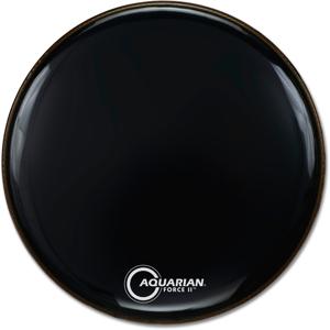 Aquarian Full Force II Black 26 inch bassdrumvel