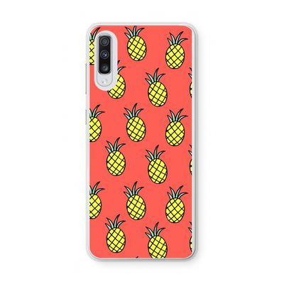 Ananas: Samsung Galaxy A70 Transparant Hoesje