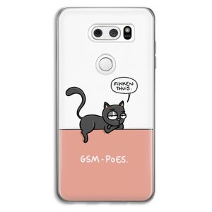 GSM poes: LG V30 Transparant Hoesje