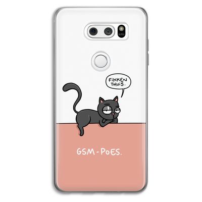GSM poes: LG V30 Transparant Hoesje