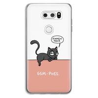 GSM poes: LG V30 Transparant Hoesje