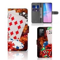 Samsung S10 Lite | Wallet Case | met Pasjes | Casino