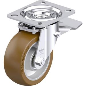 Blickle L-ALB 101K-ST Plaatstalen zwenkwiel Wieldiameter: 100 mm Draagvermogen (max.): 250 kg 1 stuk(s)