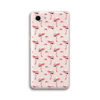Flamingoprint groen: Google Pixel 3 XL Transparant Hoesje