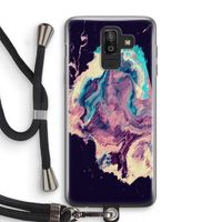 Cosmic Silence: Samsung Galaxy J8 (2018) Transparant Hoesje met koord