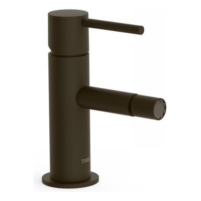 Bidetkraan Tres Study | Opbouw | Mengkraan | 1-hendel | Rond | Zwart brons