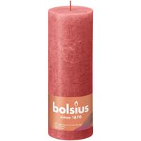 Bolsius Shine Collection Rustiek Stompkaars 190/68 Blossom Pink -Bloesem Roze