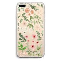 Botanical sweet flower heaven: iPhone 7 Plus Transparant Hoesje - thumbnail