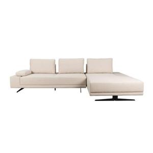 Dutchbone Shelly 3-zitsbank Rechts Chaise Longue Off-White - Wit